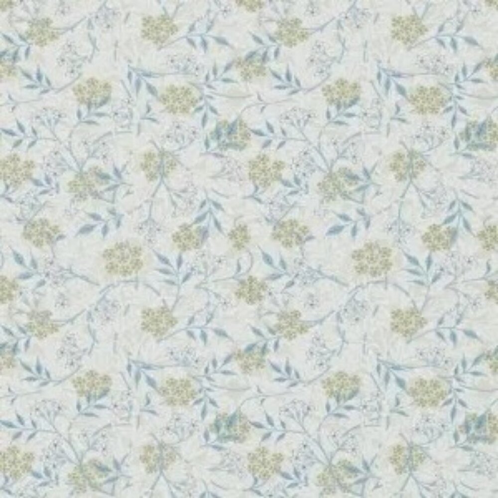 NEW Morris & Co Jasmine Wallpaper Ecru/Woad 214724 Anthropologie